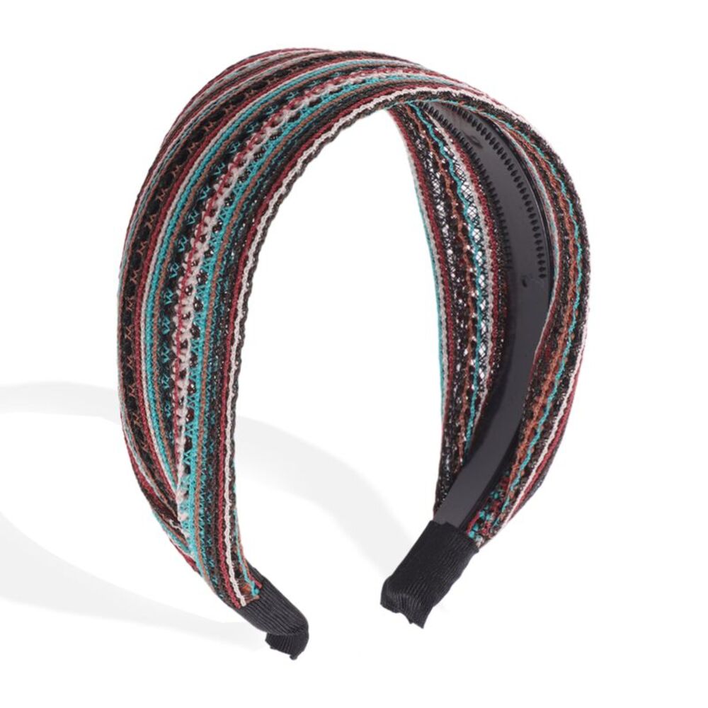 Thick Extra Wide Large Bohemia Headbands with Teeth Assorted Color
